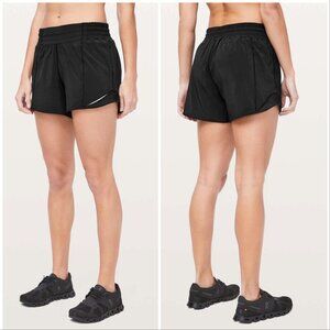 Lululemon Hotty Hot Short *High-Rise Long 4" Black